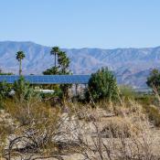solar panels in the desert