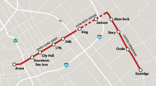 Vta Breaks Ground On The Bay Area S First Bus Rapid Transit Line Spur