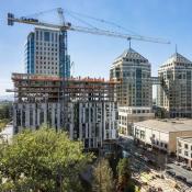 Constuction site in downtown Oakland