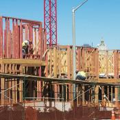 Housing construction site in San Francisco