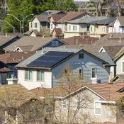 Solar Panels on Residential Homes, Berryessa, San Jose